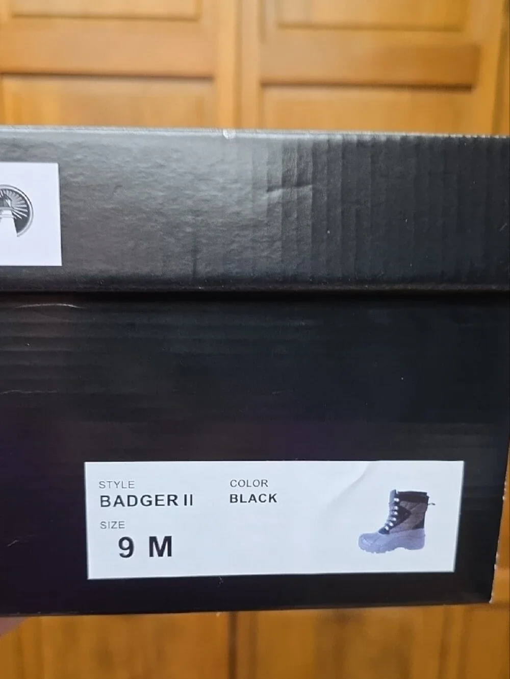 NIB Weatherproof Badger II Waterproof Winter Snow Boots Men's Black Size 9M